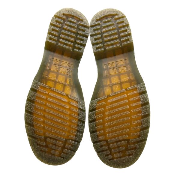 NWOT DR. MARTEN 2976 Yellow Stitch Smooth Leather Chelsea Boots Women US 11 - Picture 10 of 14